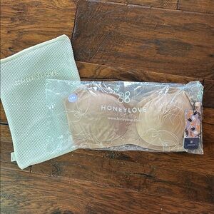 Honeylove Tan Bra with Mesh Bag